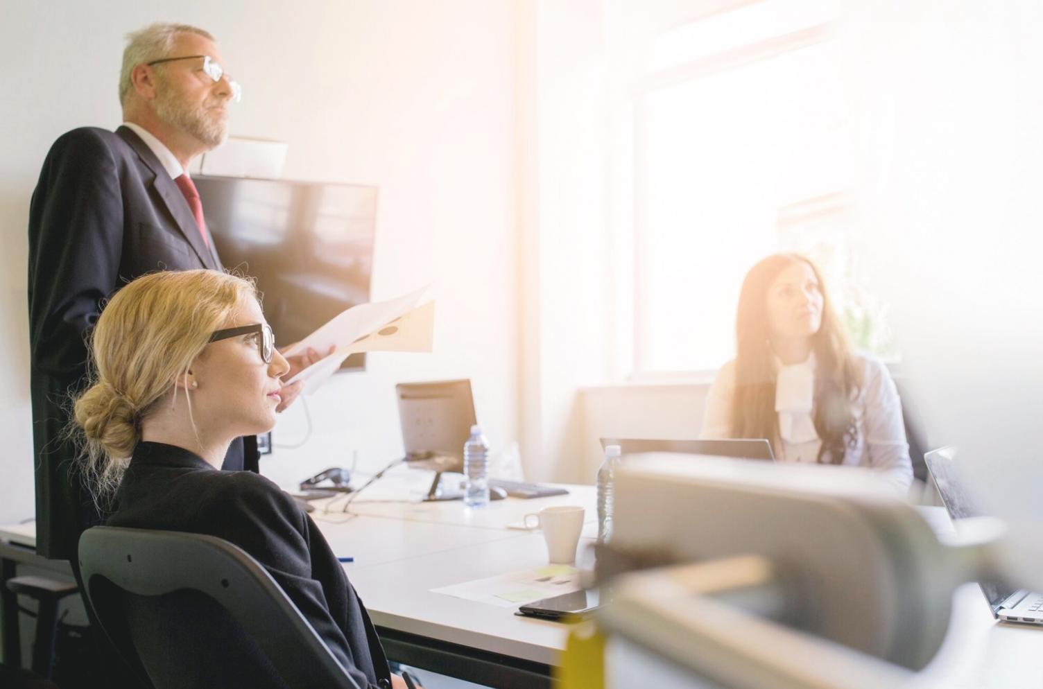 Finanzielle Datenvisualisierung auf Bildschirm